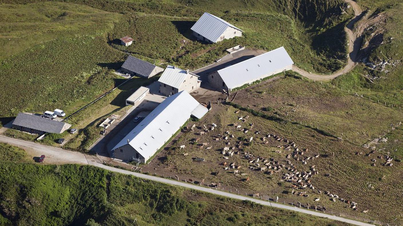 La zona dell'alpe di Cadagno nella regione del Ritom