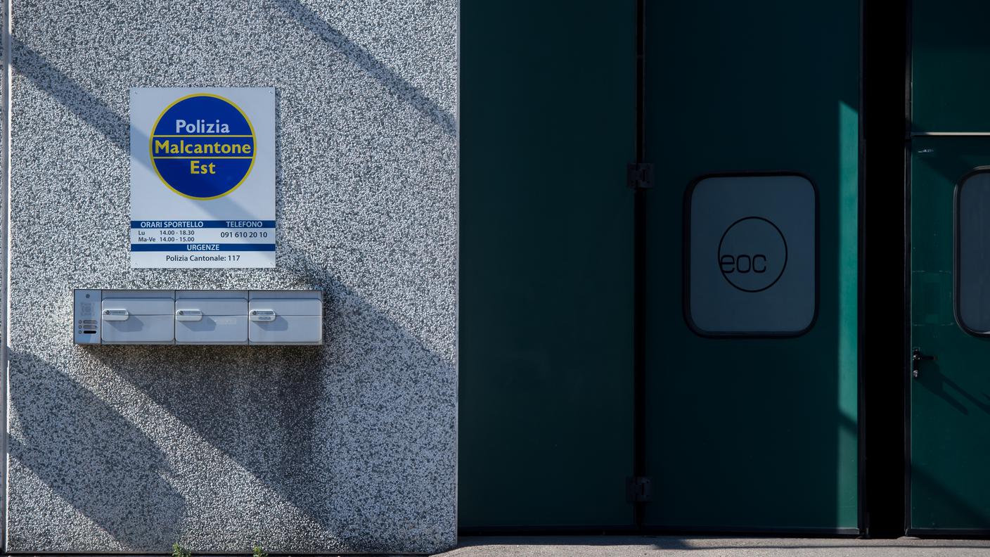 La sede della polizia Malcantone Est a Bioggio