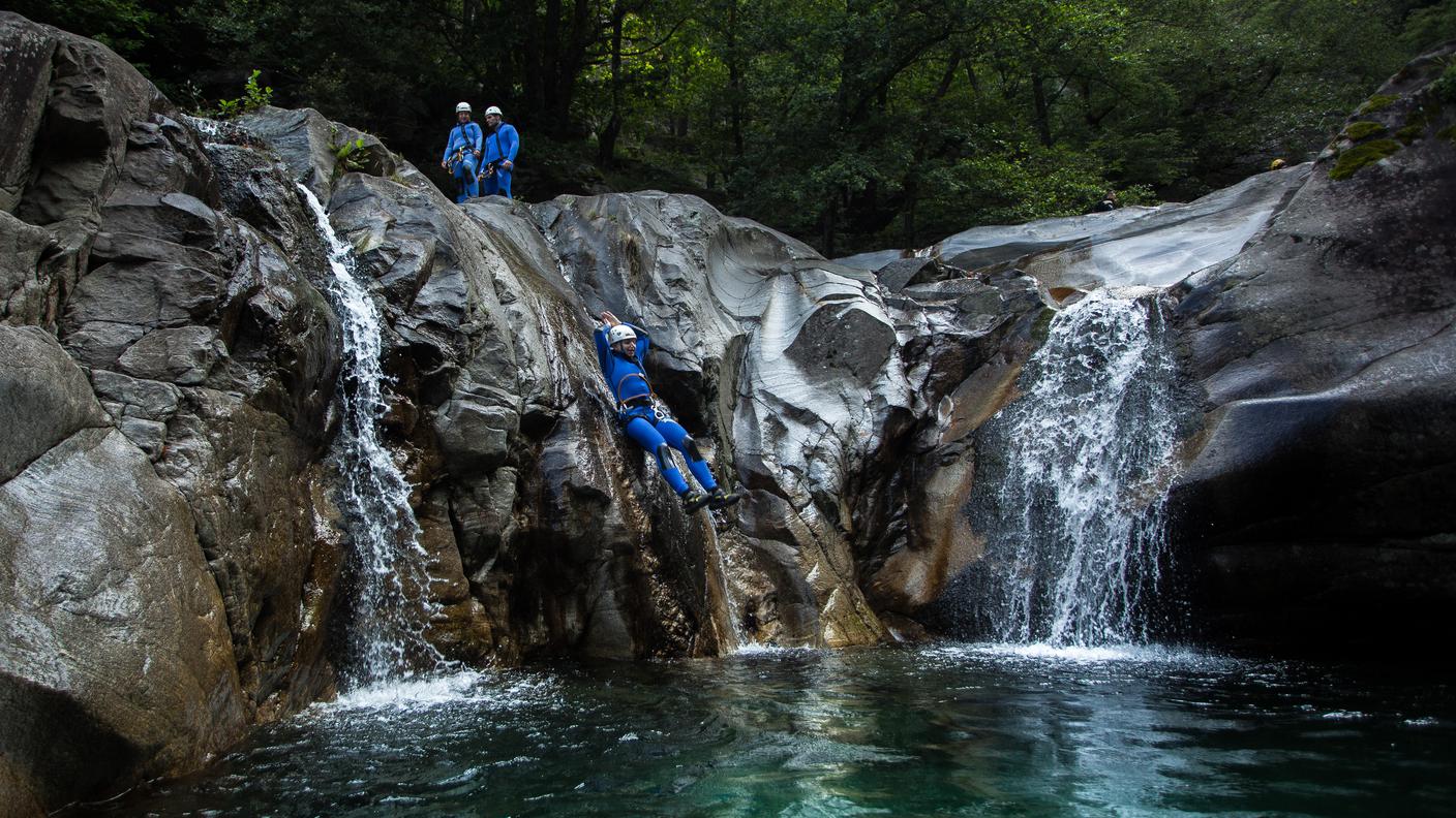 Canyoning a Cresciano