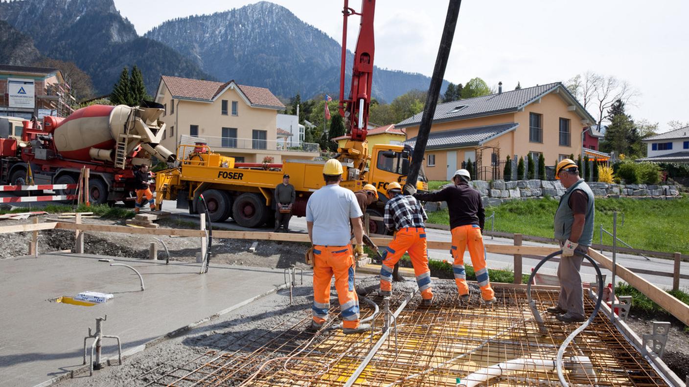 Il volume di costruzione effettivo è stato di 936 milioni di franchi