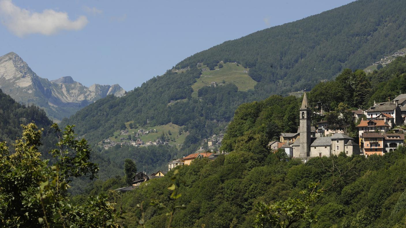 Il villaggio di Russo, Valle Onsernone