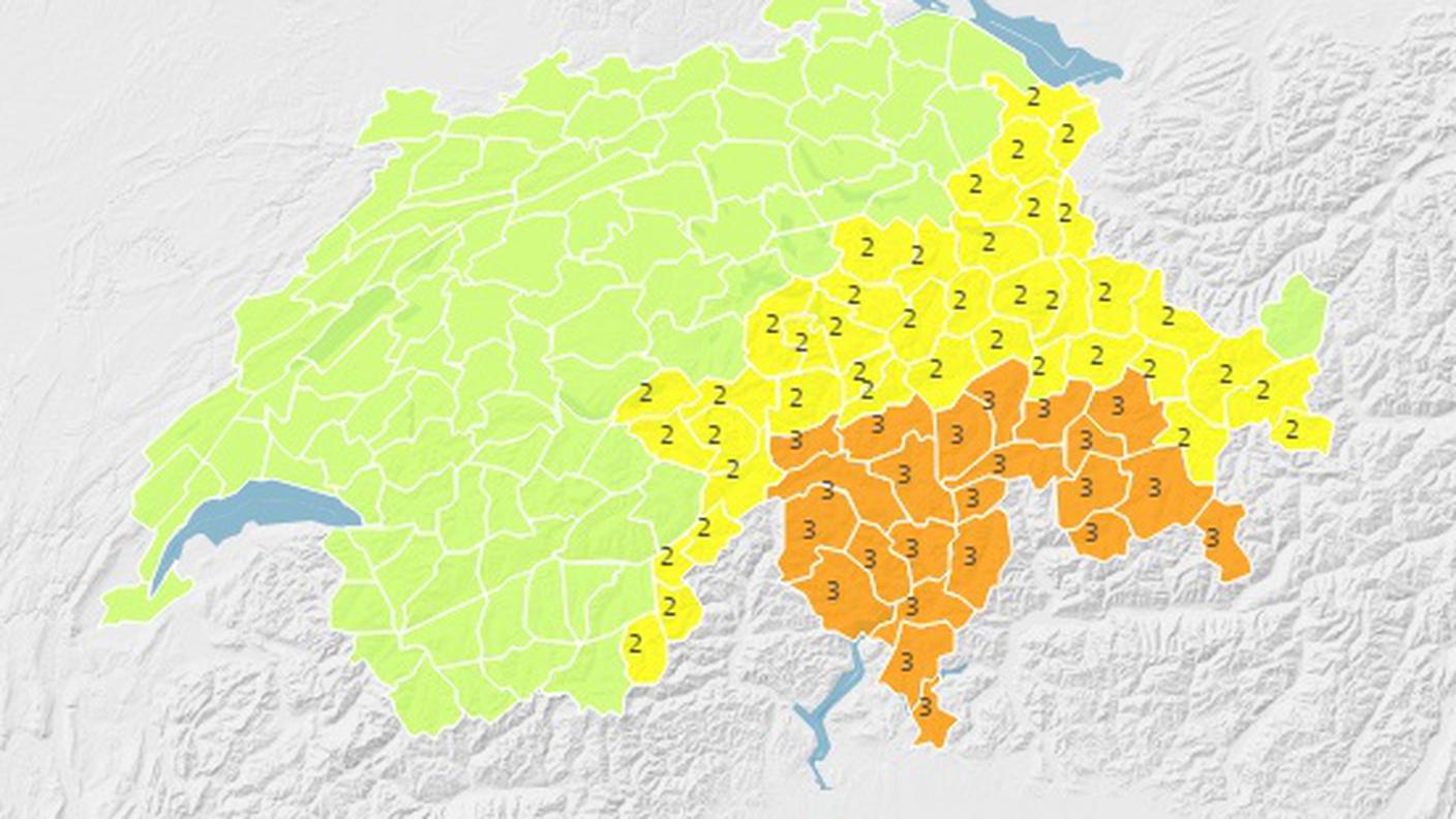 Sale il livello di allerta