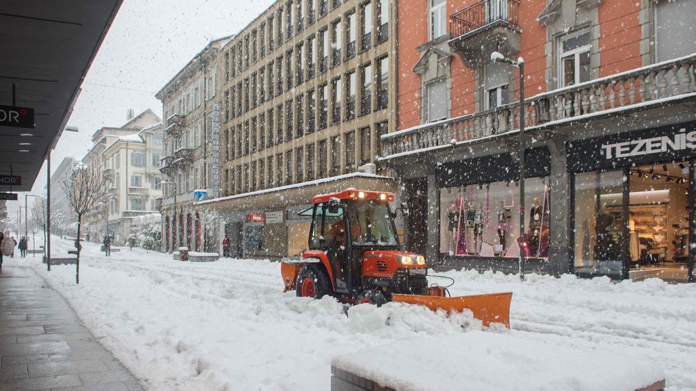 L'intensa nevicata non si è tradotta unicamente in disagi per la viabilità
