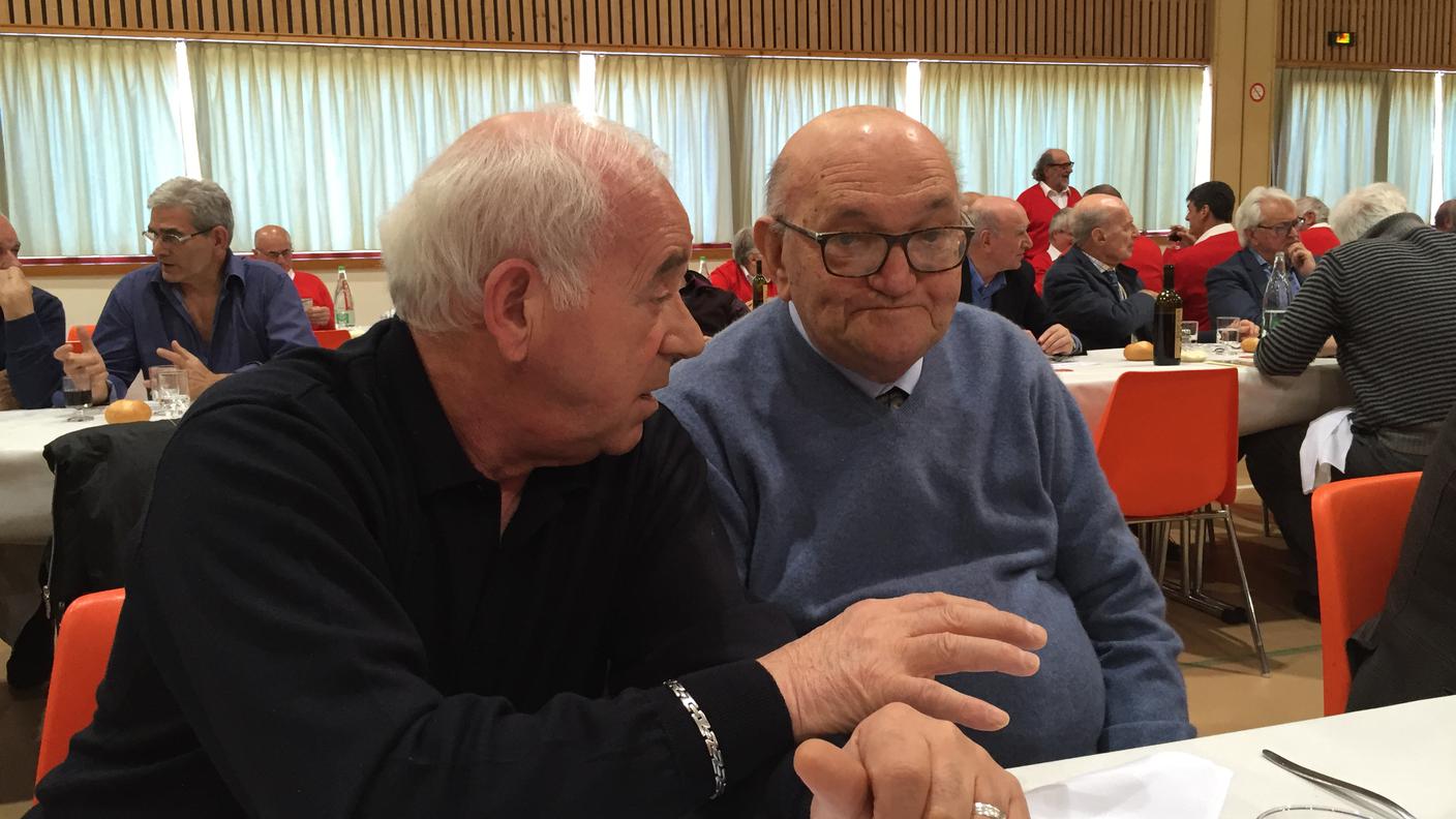 Allo stesso tavolo dopo 32 anni: l'ingegner Puglioli e l'ex elettromeccanico Maragioglio