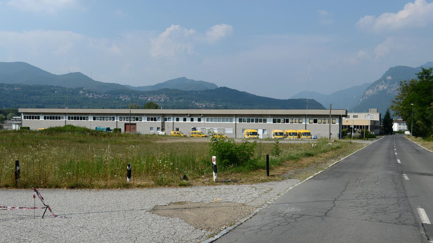 La zona dove era prevista la nuova costruzione
