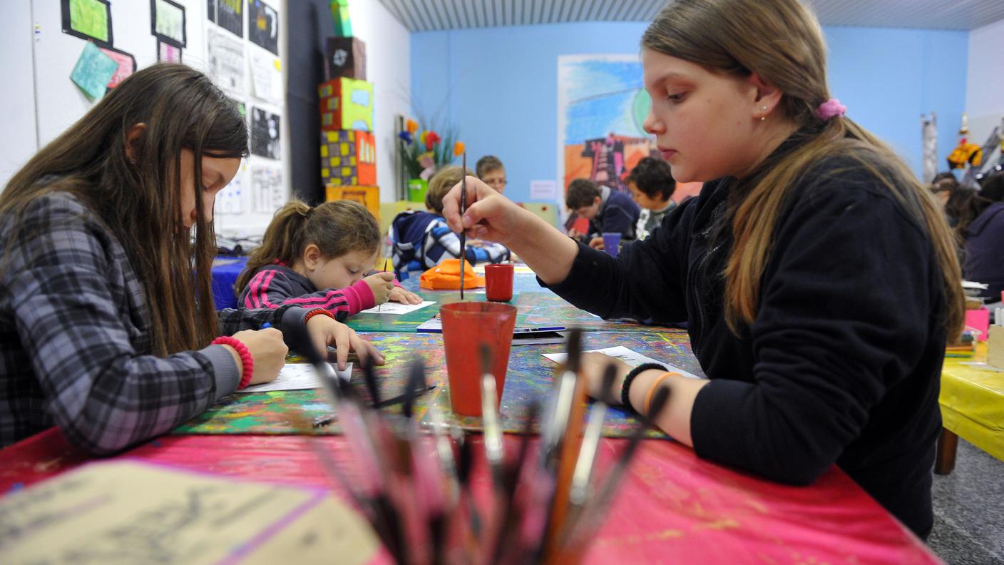 La promozione dell'arte tra i bambini resta al centro dell'attività
