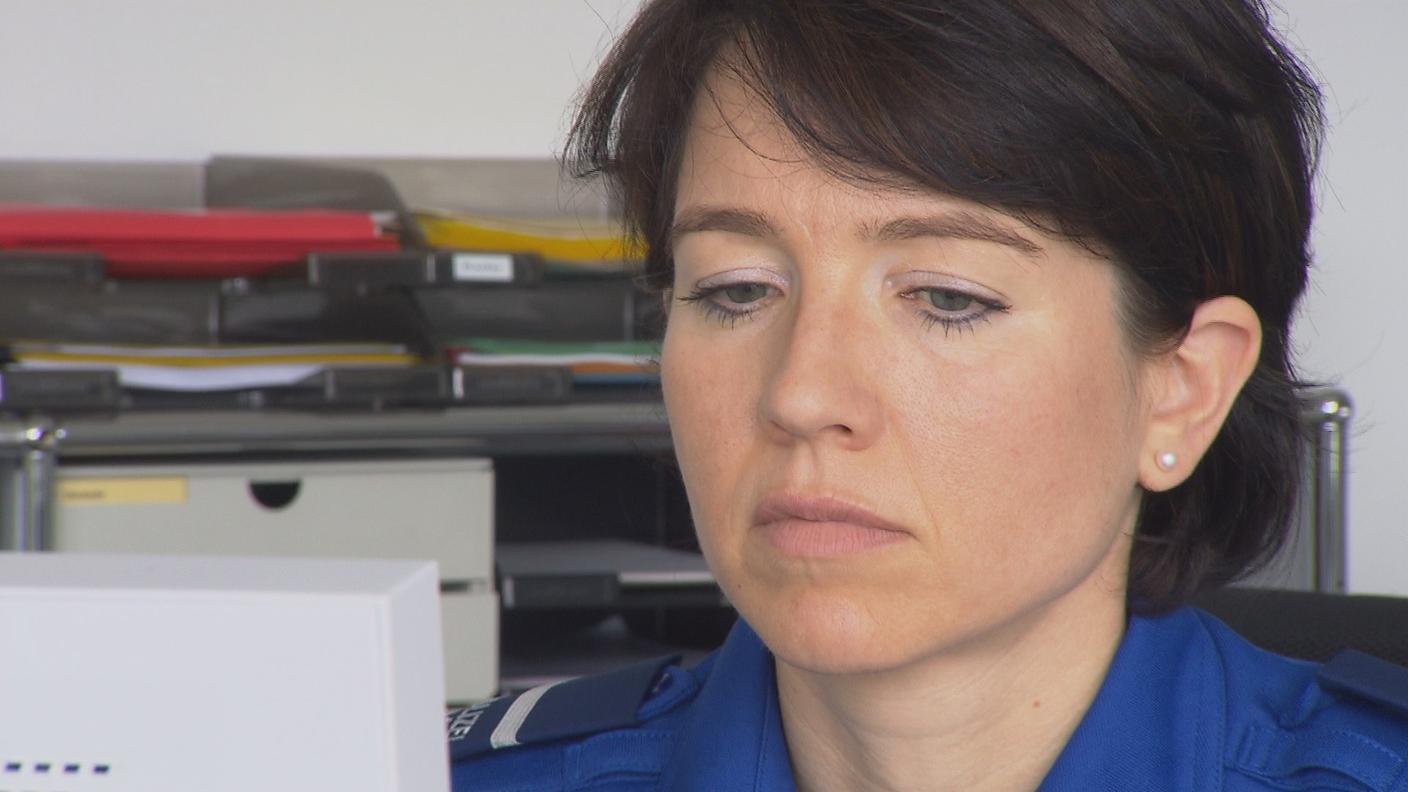 La capo della polizia stradale retica Barbara Hubschmid