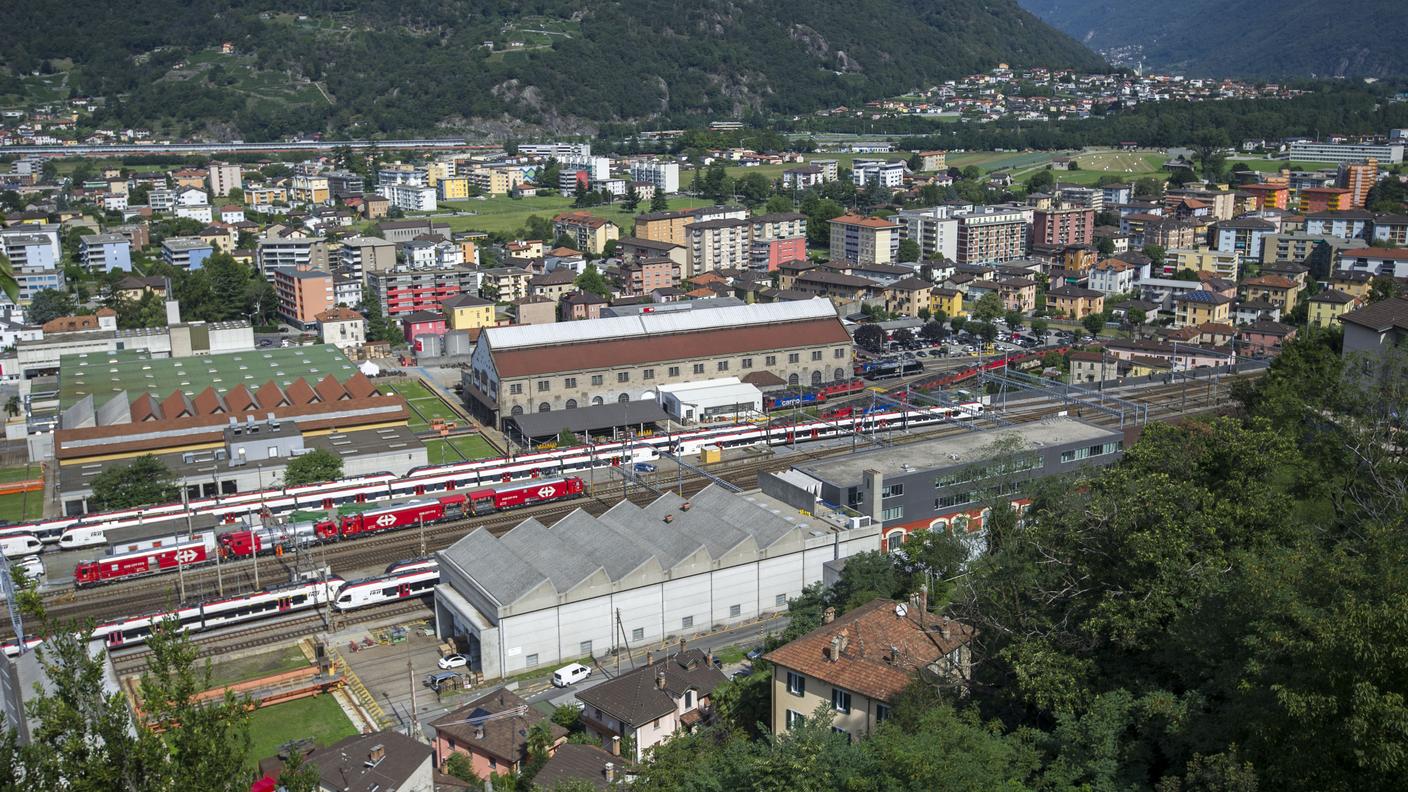 Il comparto delle Officine di Bellinzona