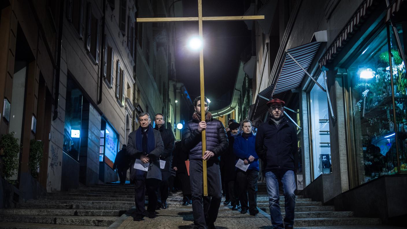 La Via Crucis a Lugano