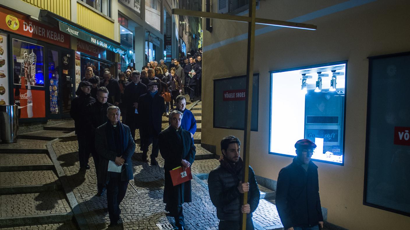 La Via Crucis a Lugano