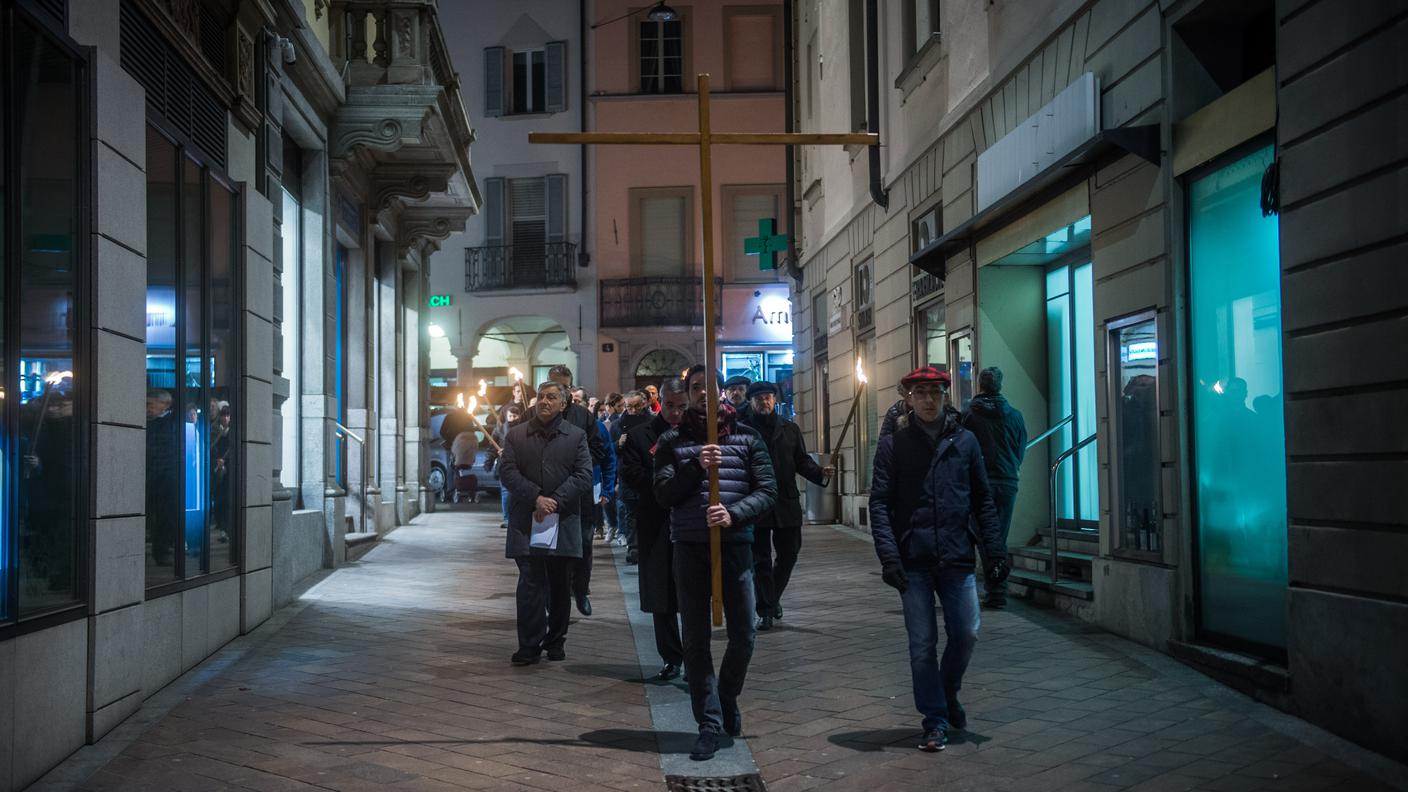 La Via Crucis a Lugano