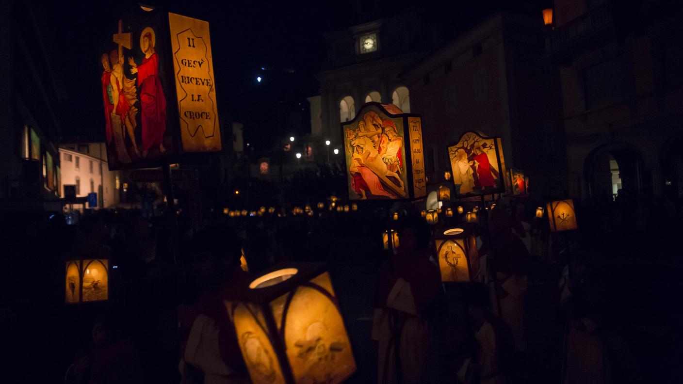 La processione del Venerdì Santo a Mendrisio