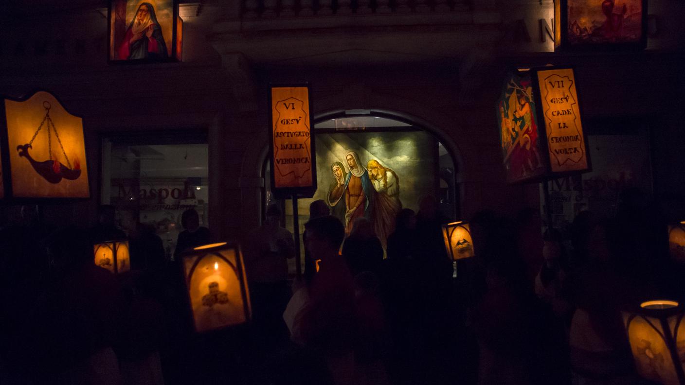 La processione del Venerdì Santo a Mendrisio