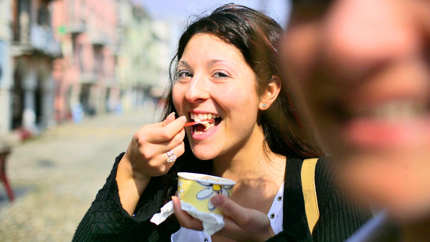 E finalmente si mangia il gelato...