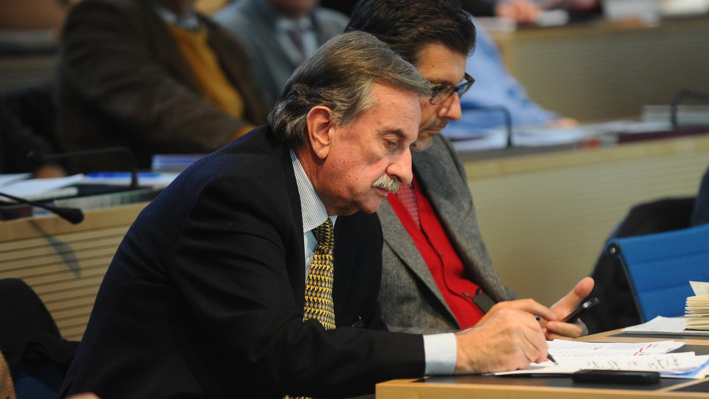 Giorgio Giudici, gennaio 2014 a Bellinzona. Convegno sulle aggregazioni