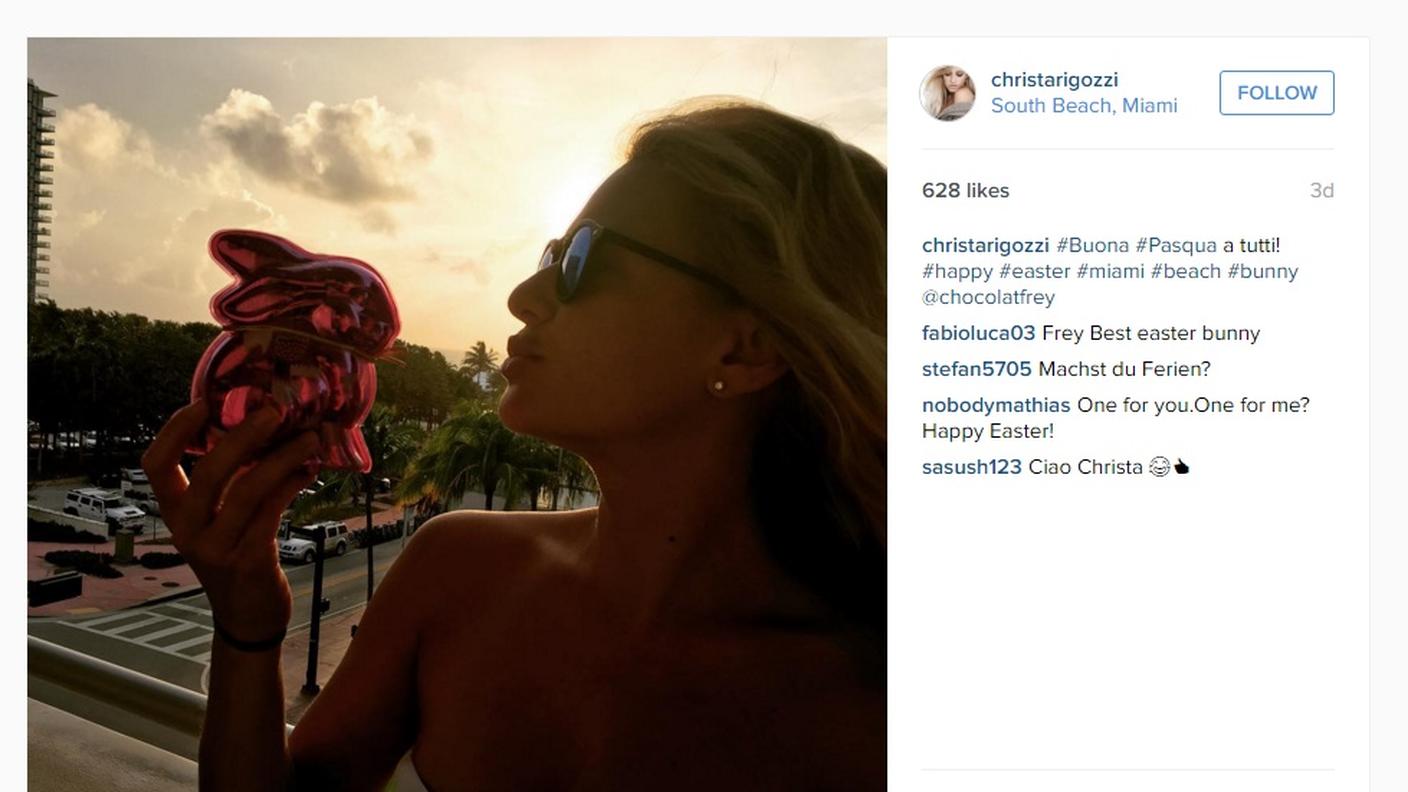 Rigozzi su Instagram