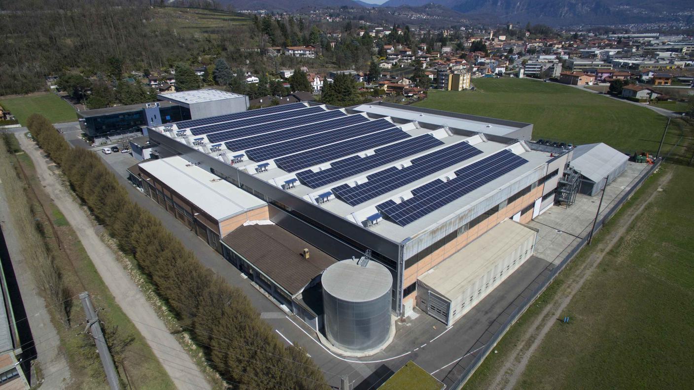 Il nuovo impianto fotovoltaico inaugurato giovedì a Stabio