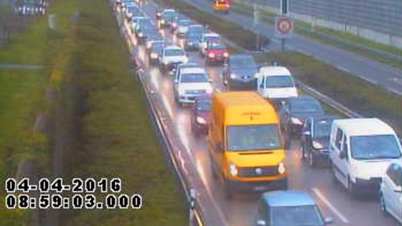 La situazione del traffico lunedì mattina