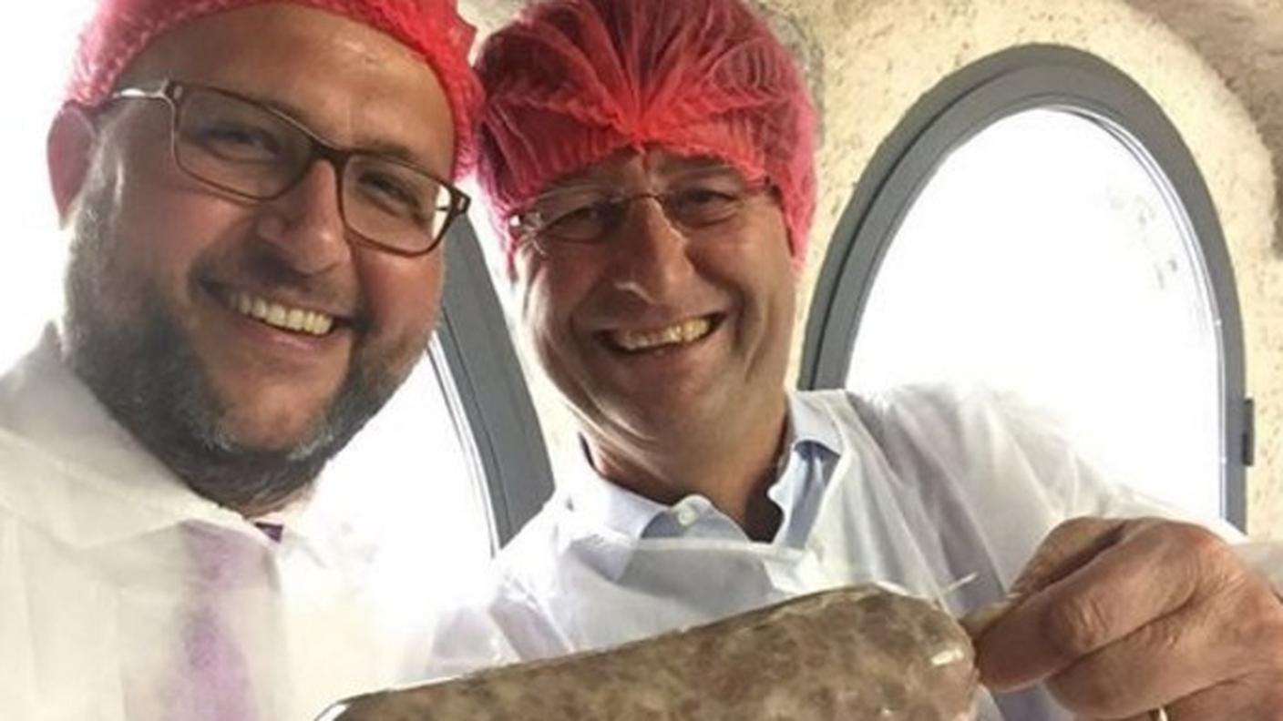 Gobbi e Beltraminelli alla produzione di insaccati