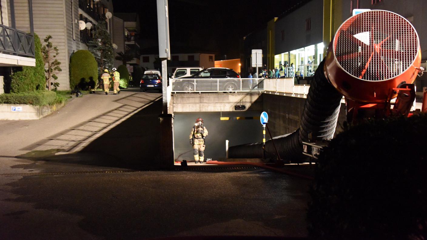 Le cause dell'incendio dell'auto non sono note