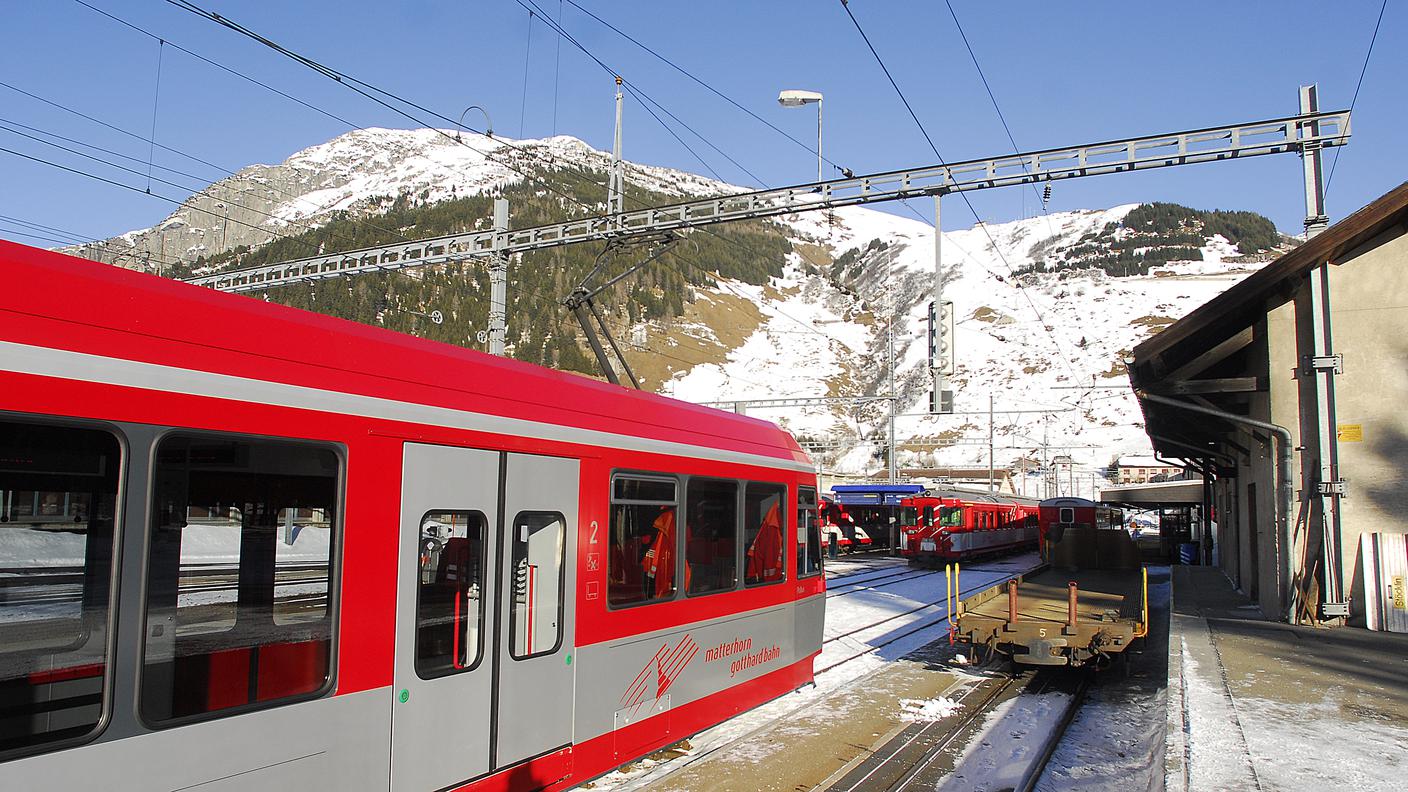 La stazione di Andermatt