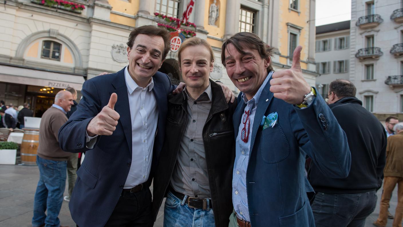 I tre leghisti rieletti a Lugano