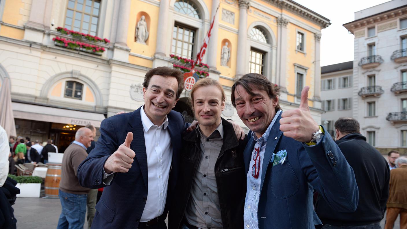 La Lega conferma la sua maggioranza relativa a Lugano con Borradori, Quadri e Foletti