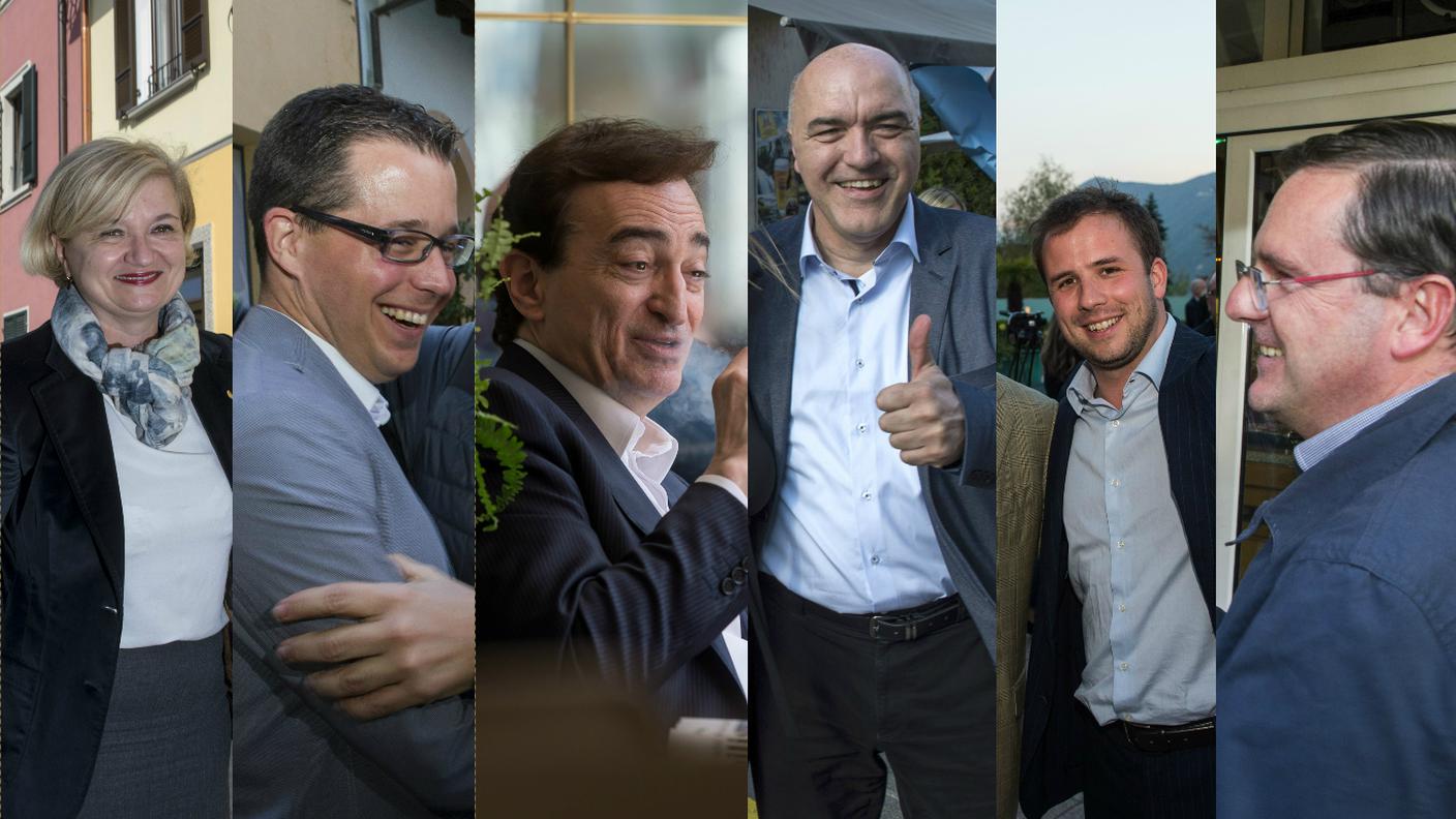 Da sinistra: Roberta Pantani, Marco Romano, Marco Borradori, Bruno Arrigoni, Michele Bertini e Massimiliano Robbiani