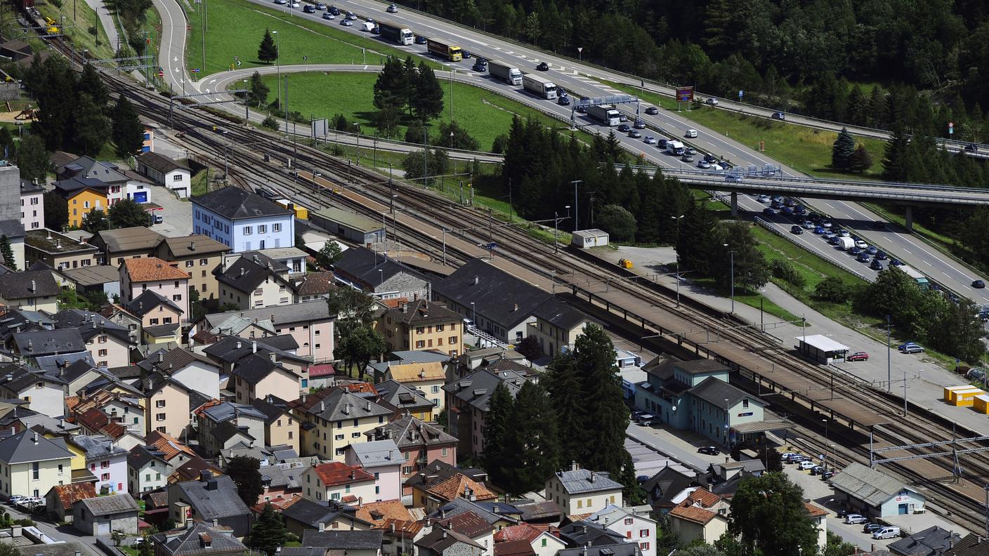 Una veduta di Airolo