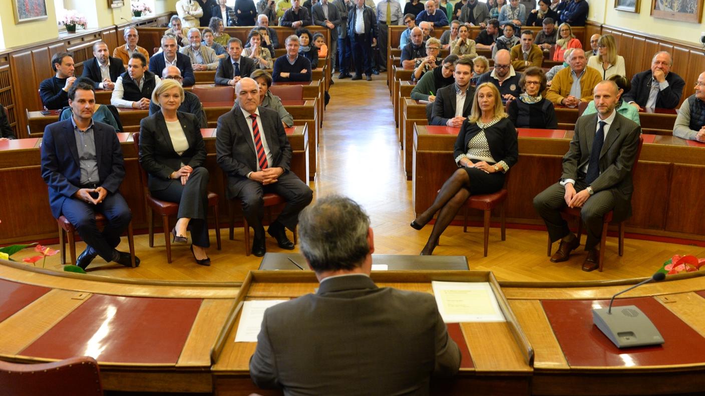 Il nuovo Esecutivo di Chiasso per il prossimo quadriennio