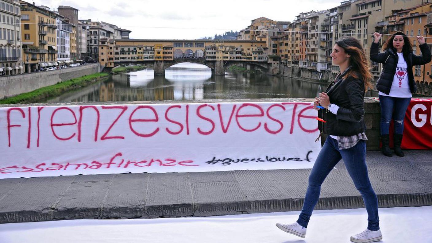 La protesta a Firenze