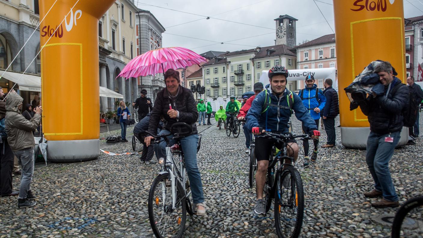 Il via da Piazza Grande