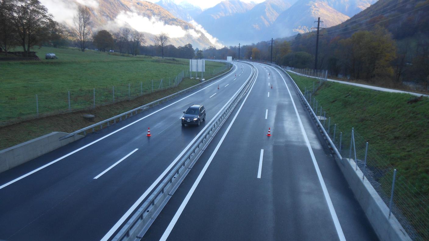 I lavori per allargare la carreggiata sono stati completati lo scorso anno