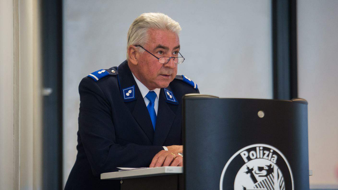 In quest'immagine d'archivio il comandante della polizia comunale di Locarno Silvano Stern