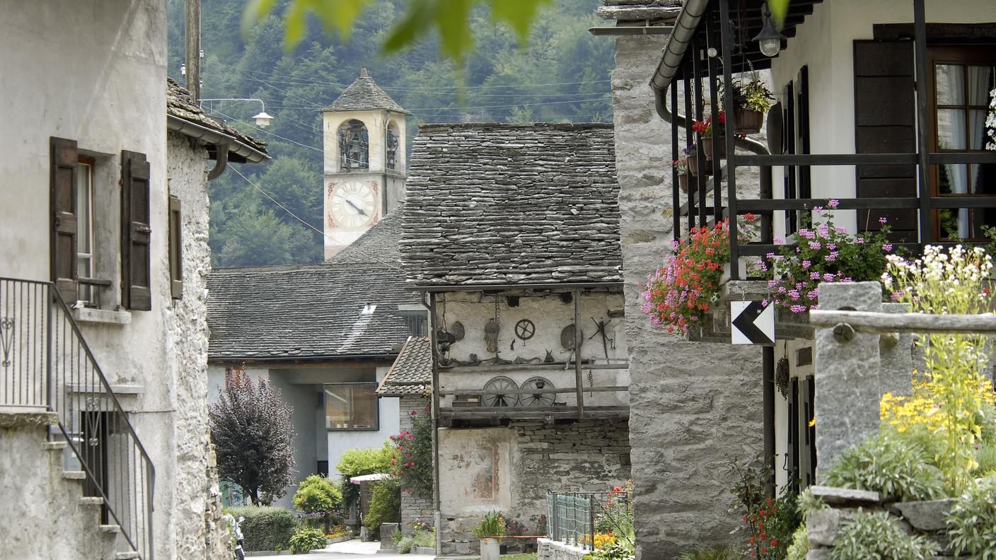 Scorcio del nucleo di Brione Verzasca