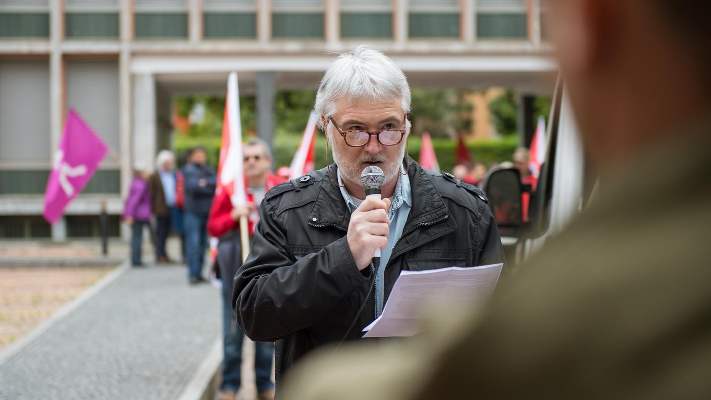 Gianni Frizzo ha preso la parola in Piazza Governo
