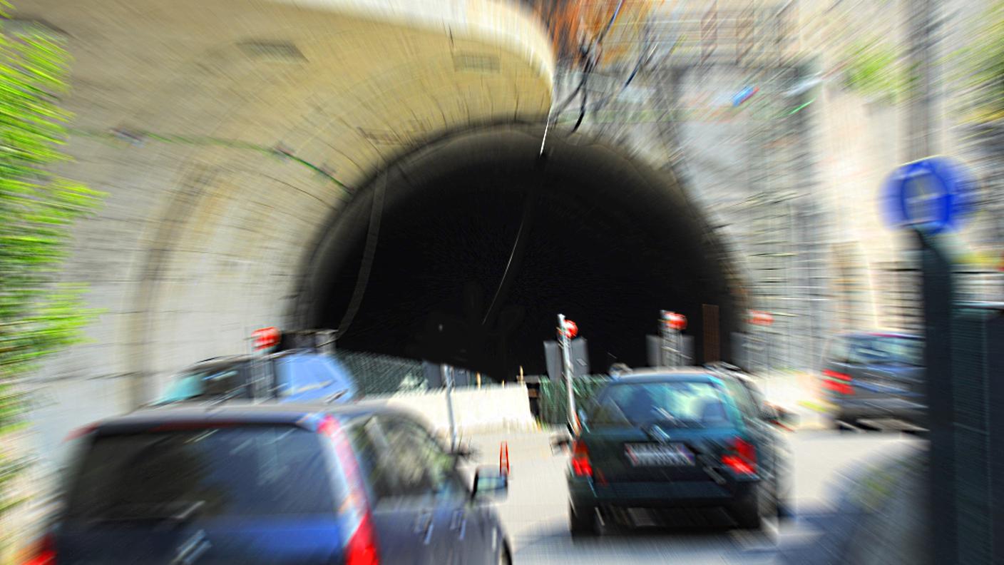 La galleria è rimasta chiusa circa un'ora