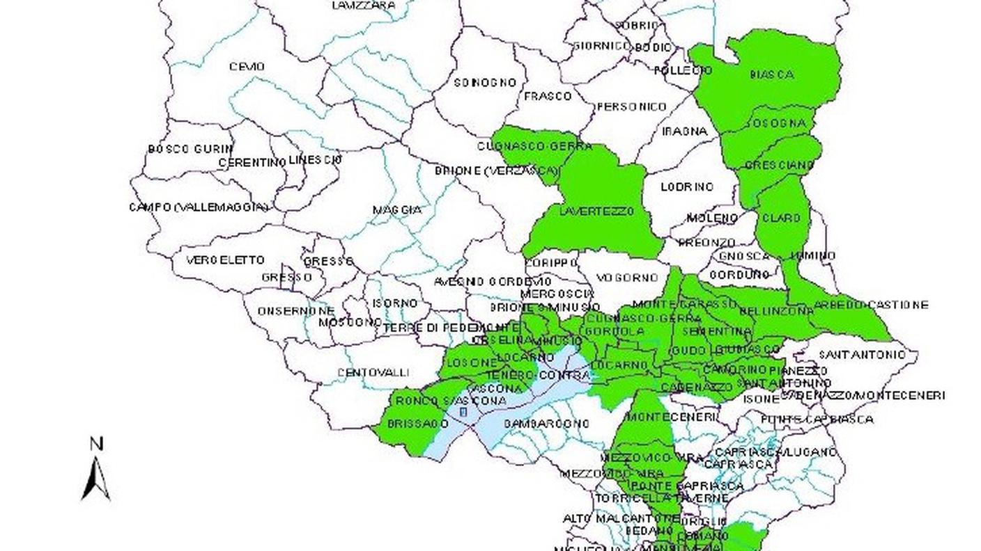 Le zone interessate dalla tassa di collegamento
