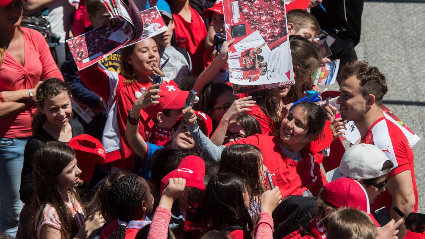 Un selfie con Xherdan Shaqiri 