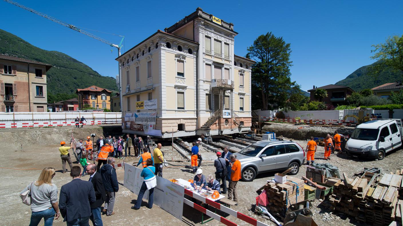 La villa è ora un po' più in là