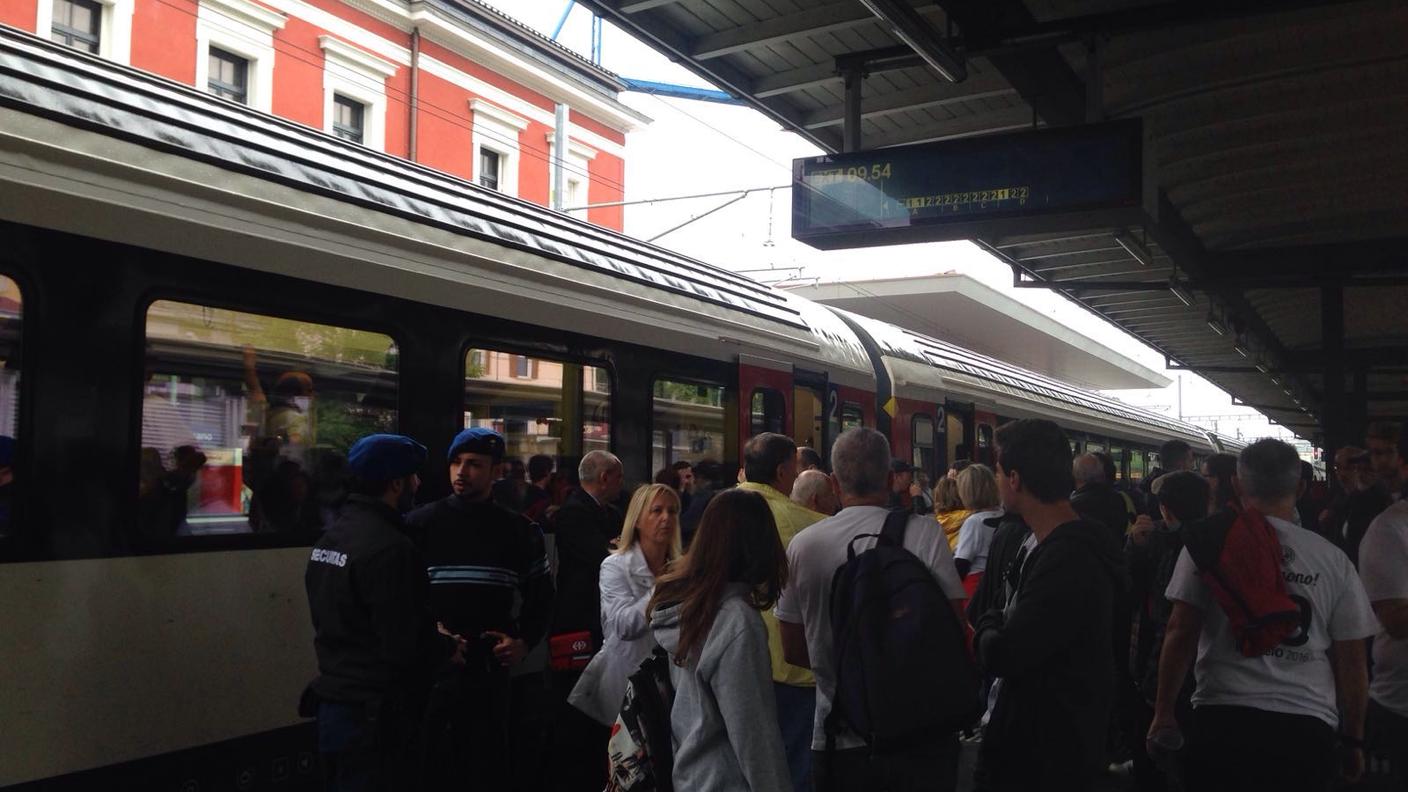 Tifosi bianconeri in partenza