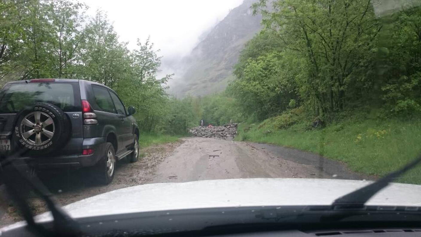Non si passava e non c'erano sono strade alternative