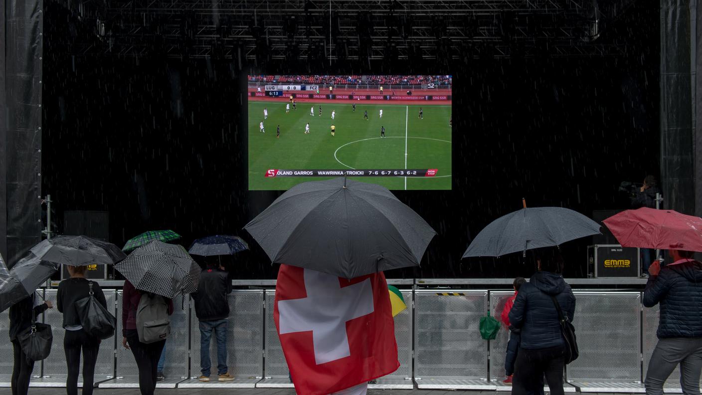 I tifosi presenti erano circa una sessantina