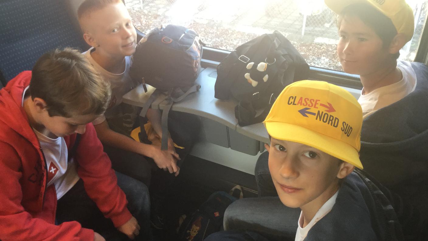Insieme sul primo treno Lugano-Bellinzona