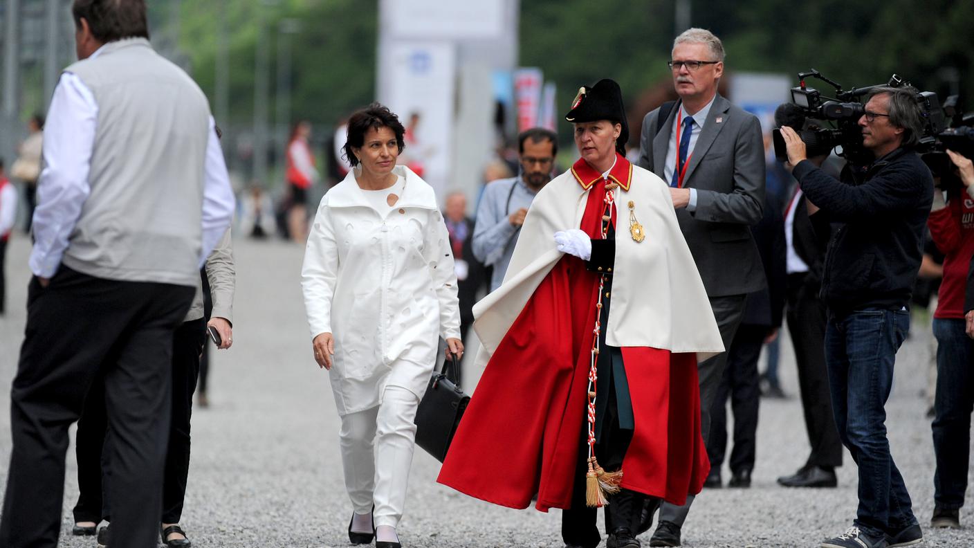 Doris Leuthard a Pollegio