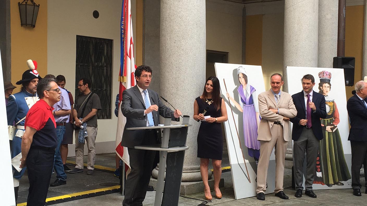 L'inaugurazione della Festa federale