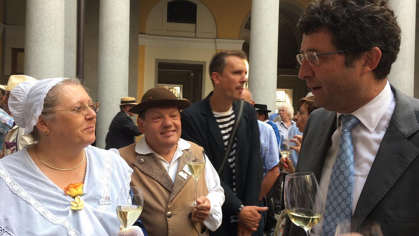 Il presidente del Governo Paolo Beltraminelli all'inaugurazione della Festa