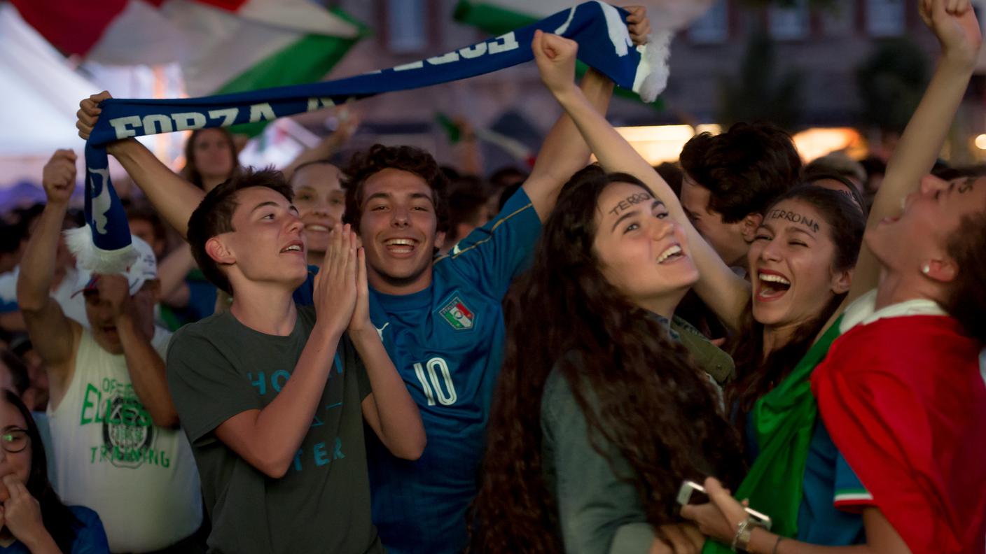 L'Italia segna, si festeggia