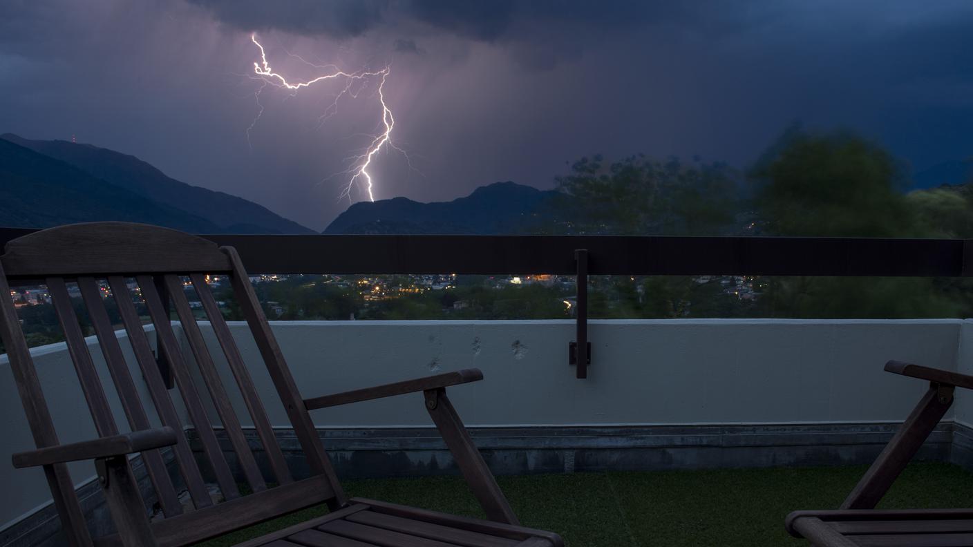 Tuoni e fulmini su Lugano