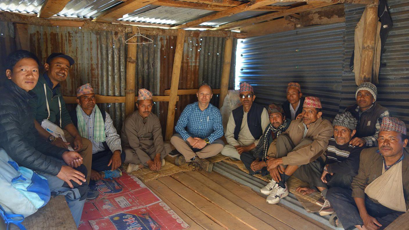 L'incontro con la popolazione nepalese